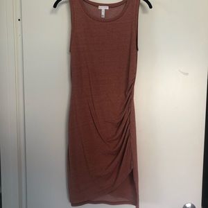 Leith ruched bodycon dress. Size small